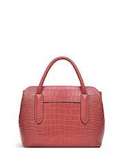 Radley London Red Liverpool Street 2.0 Faux Croc Small Zip-Top Multiway Bag - Image 4 of 6