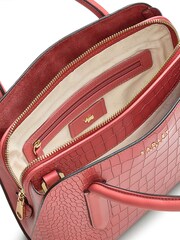 Radley London Red Liverpool Street 2.0 Faux Croc Small Zip-Top Multiway Bag - Image 5 of 6