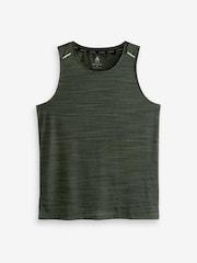 Khaki Green Active Mesh Gym Vest - Image 6 of 8