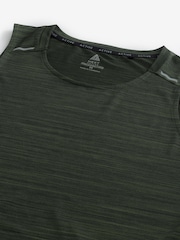 Khaki Green Active Mesh Gym Vest - Image 7 of 8