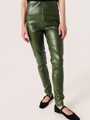 Soaked in Luxury Green Kaylee Slim Fit Leggings - Image 1 of 1