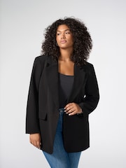 ONLY Curve Black Tailored Blazer - Image 1 of 5