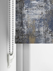 Blue Printed Texture Made to Measure Roller Blind - Image 4 of 6