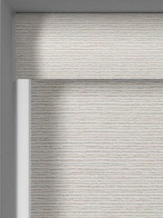 Beige Natural Textured Plain Made to Measure Blackout Roller Blind - Image 3 of 6