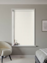 Beige Natural Zizzy Made to Measure Roller Blackout Roller Blind - Image 2 of 6