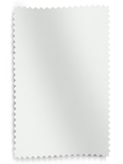 White Zizzy Made to Measure Roller Blackout Roller Blind - Image 5 of 6