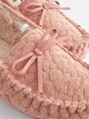 Pink Moccasin Slippers - Image 7 of 7