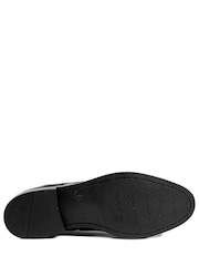 Jones Bootmaker Black Mumbai Wide Fit Leather Brogue Derby Shoes - Image 5 of 5