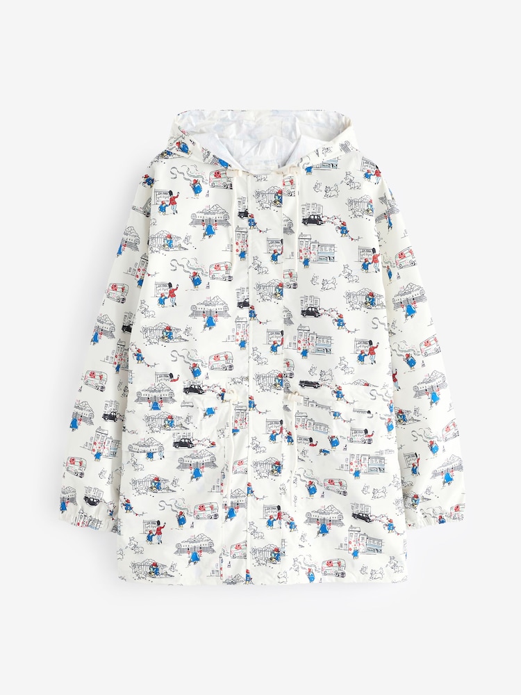 Cath Kidston White Womens Cath Kidston Paddington Rain Jacket - Image 1 of 3