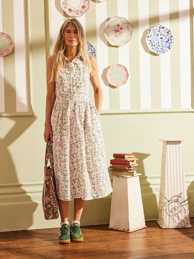 قميص فستان قطن 100% من Cath Kidston - صورة 2 من 5