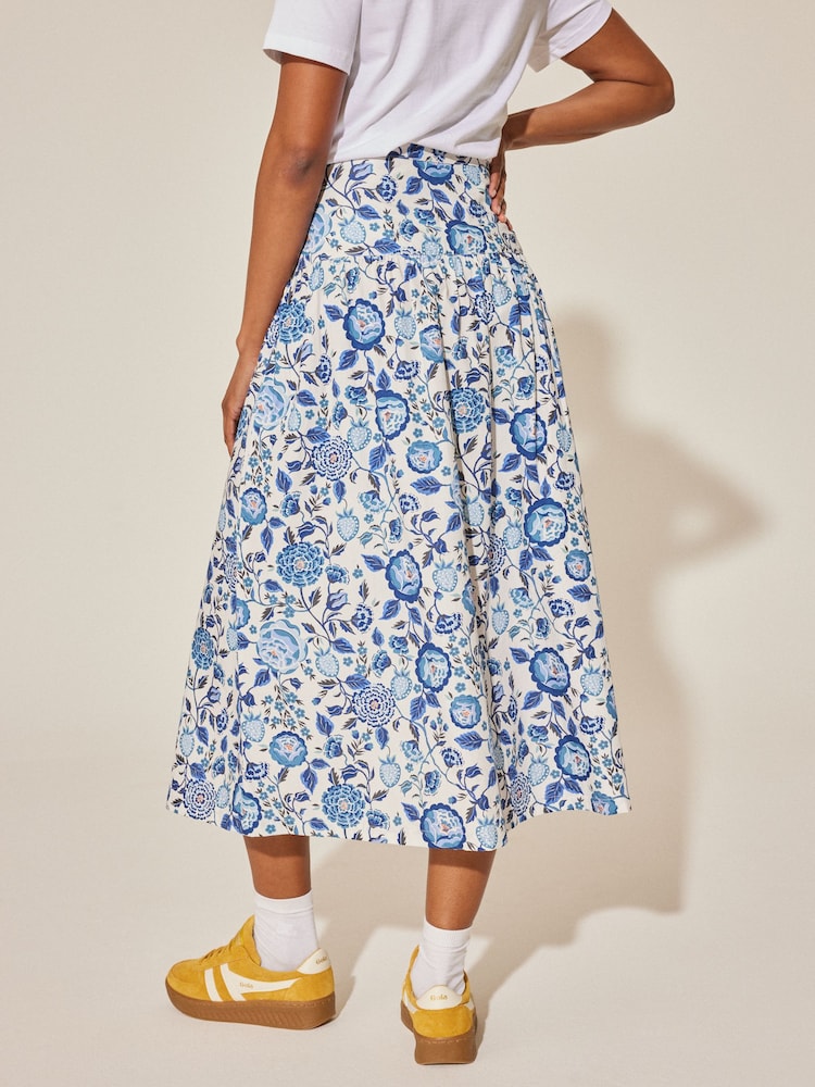 Cath Kidston 100% Cotton Midi Skirt - Bild 11 von 11