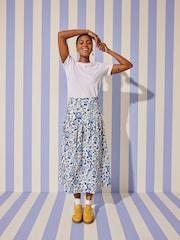 Cath Kidston 100% Cotton Midi Skirt - Bild 3 von 11