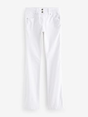 White Slim Lift And Shape Bootcut Jeans - Image 5 of 6