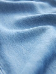 Mid Blue TENCEL™ Summer Playsuit - Image 4 of 6