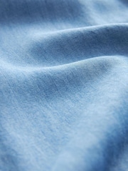 Mid Blue TENCEL™ Summer Playsuit - Image 6 of 6