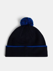 J.Lindeberg Blue Bobble Beanie Hat - Image 2 of 3