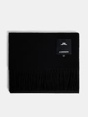 J.Lindeberg Black Wool Scarf - Image 1 of 2
