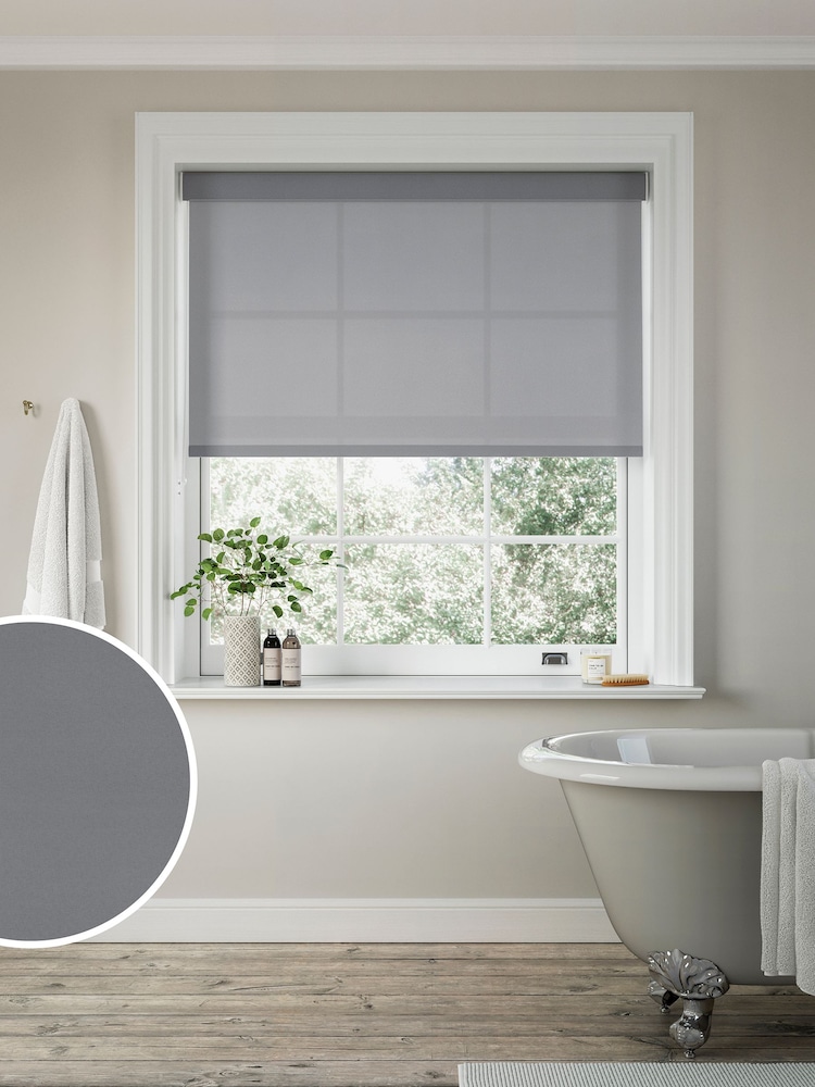 Fog Grey Butler Made to Measure Roller Blind - Image 1 of 6