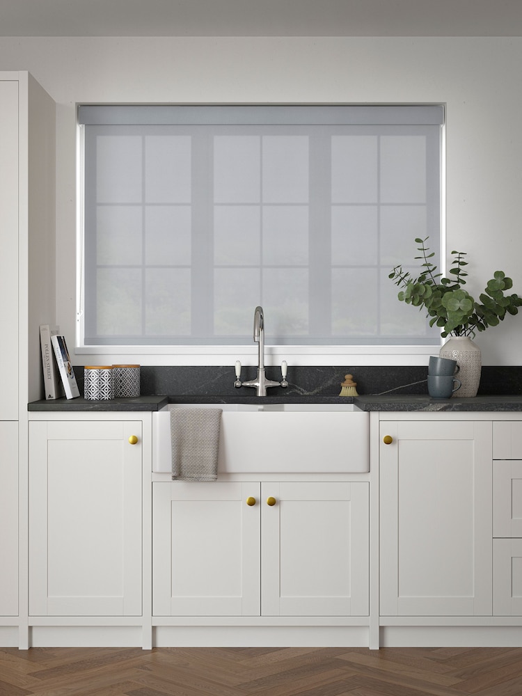 Silver Butler Made to Measure Roller Blind - Image 2 of 3