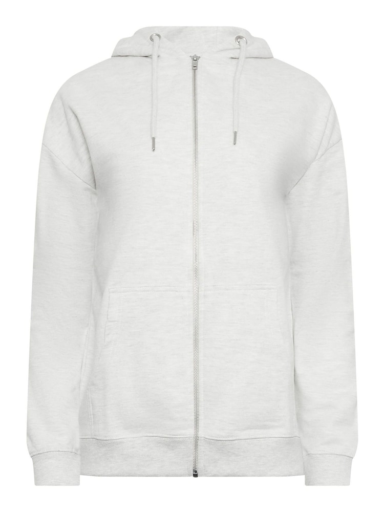 Grau - Long Tall Sally Kapuzenjacke mit durchgängigem Reißverschluss - Bild 5 von 5 Grau - Long Tall Sally Kapuzenjacke mit durchgängigem Reißverschluss - Bild 5 von 5