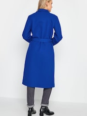 Long Tall Sally Blue Formal Wrap Coat - Image 2 of 5