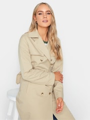 Long Tall Sally Natural Trench Coat - Image 6 of 6