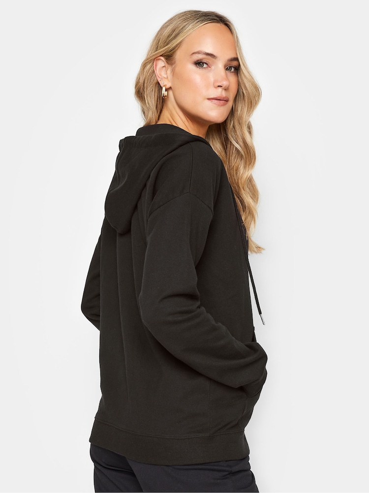 Long Tall Sally Black Zip Through Hoodie - Image 3 of 4