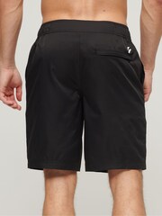Superdry Black Sportswear Recycled Board Shorts - Image 2 of 6