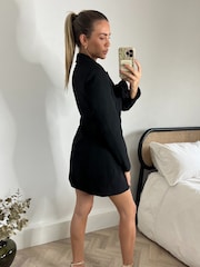 Style Cheat Black Avalee Corsage Blazer Dress - Image 2 of 4