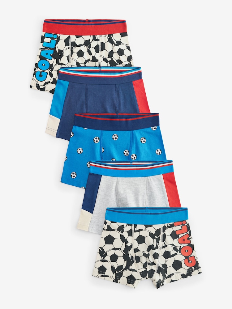 Fußballdruck - Unterhosen 5er-Pack (1.5–16Jahre) - Bild 1 von 8