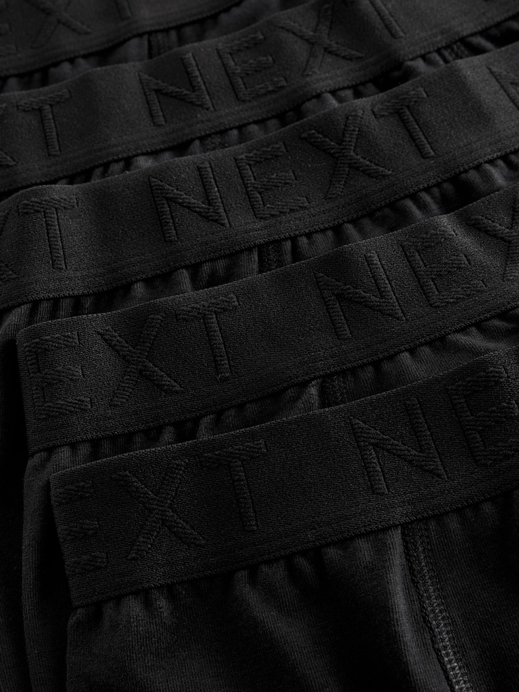 Black Trunks 5 Pack (2-16yrs) - Image 3 of 3