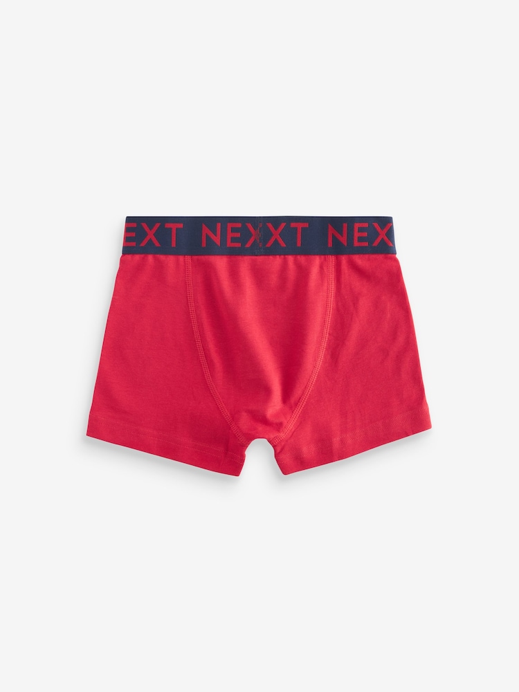 Red/Blue/White Trunks 7 Pack (2-16yrs) - Image 2 of 3 Red/Blue/White Trunks 7 Pack (2-16yrs) - Image 2 of 3