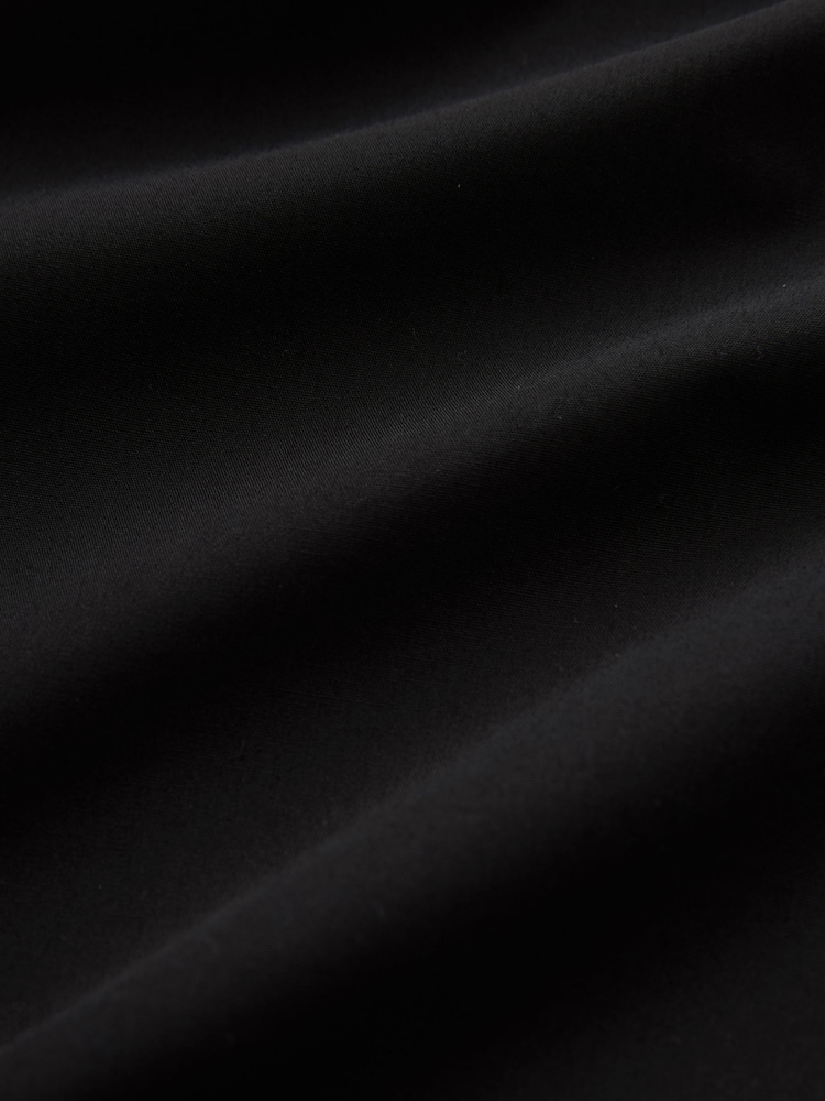 Black Fitted Collared Long Sleeve Shirt - Image 6 of 6