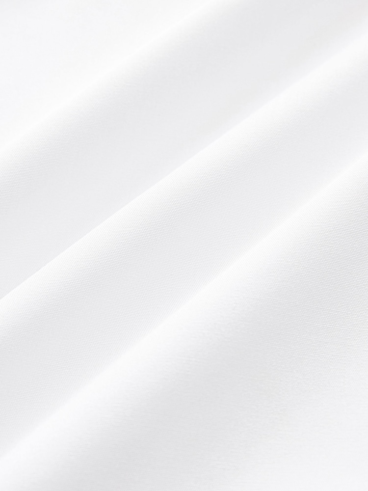 White Fitted Collared Long Sleeve Shirt - Image 7 of 7