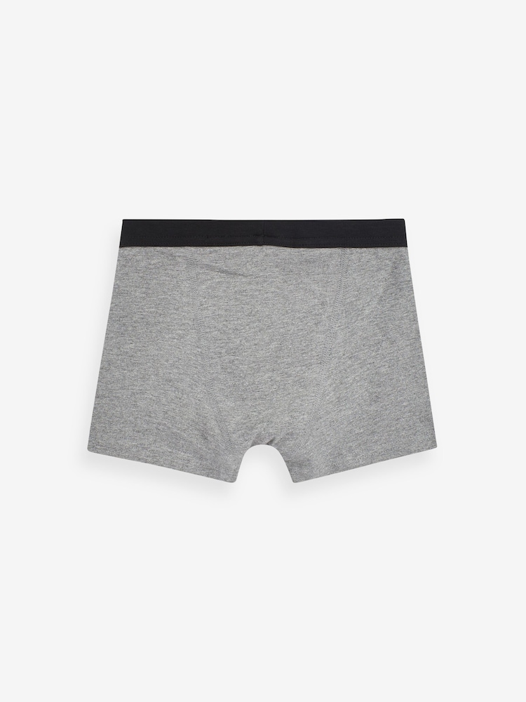 Grey Soft Waistband Trunks 10 Pack (2-16yrs) - Image 2 of 7