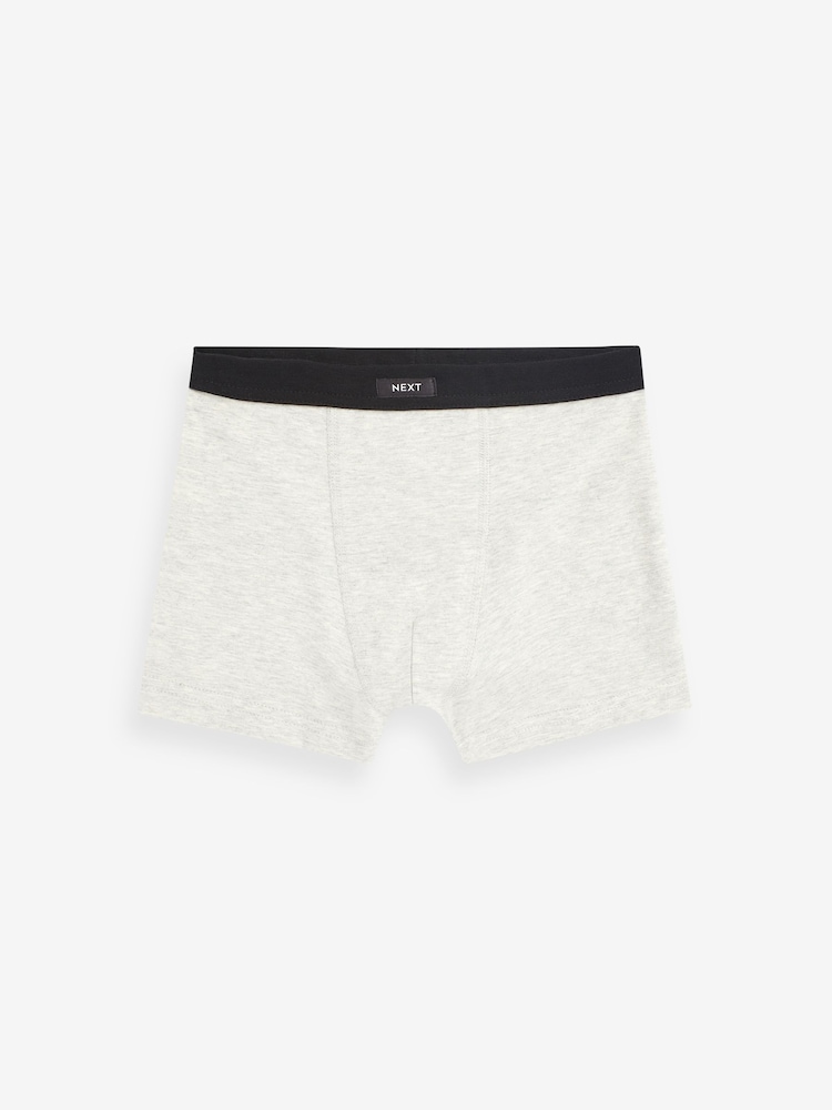 Grey Soft Waistband Trunks 10 Pack (2-16yrs) - Image 3 of 7