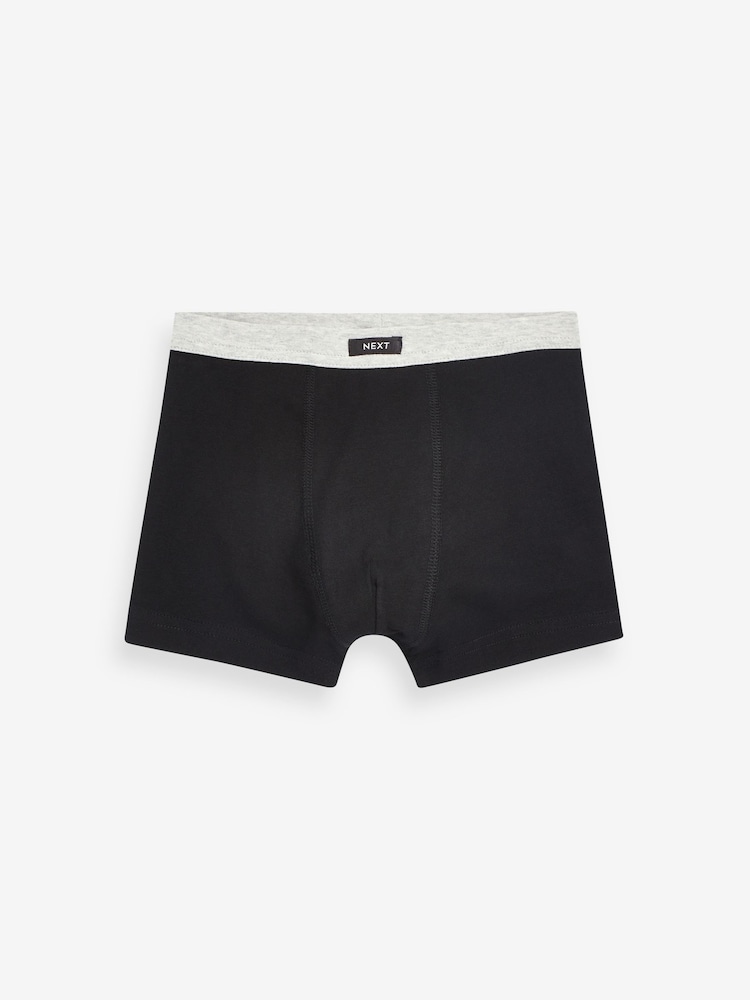 Grey Soft Waistband Trunks 10 Pack (2-16yrs) - Image 5 of 7