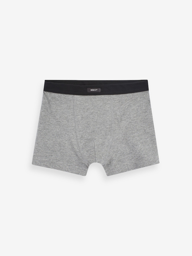 Grey Soft Waistband Trunks 10 Pack (2-16yrs) - Image 6 of 7