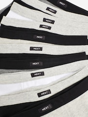 Grey Soft Waistband Trunks 10 Pack (2-16yrs) - Image 7 of 7