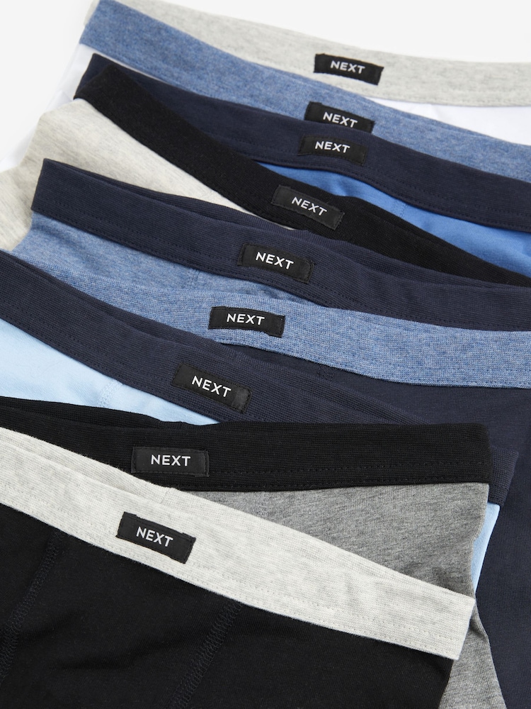 Blue Soft Waistband Trunks 10 Pack (2-16yrs) - Image 12 of 12