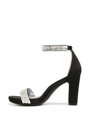 Naturalizer Joy Sparkle Ankle Strap Heeled Black Sandals - Image 2 of 7