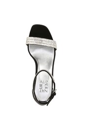 Naturalizer Joy Sparkle Ankle Strap Heeled Black Sandals - Image 6 of 7