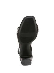 Naturalizer Joy Sparkle Ankle Strap Heeled Black Sandals - Image 7 of 7