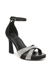 Naturalizer Lizbeth2 Ankle Strap Heeled Black Sandals - Image 3 of 7
