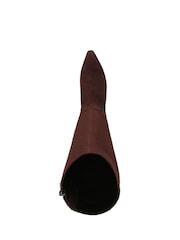 Braun - Naturalizer Deesha kniehohe Lederstiefel - Bild 5 von 6