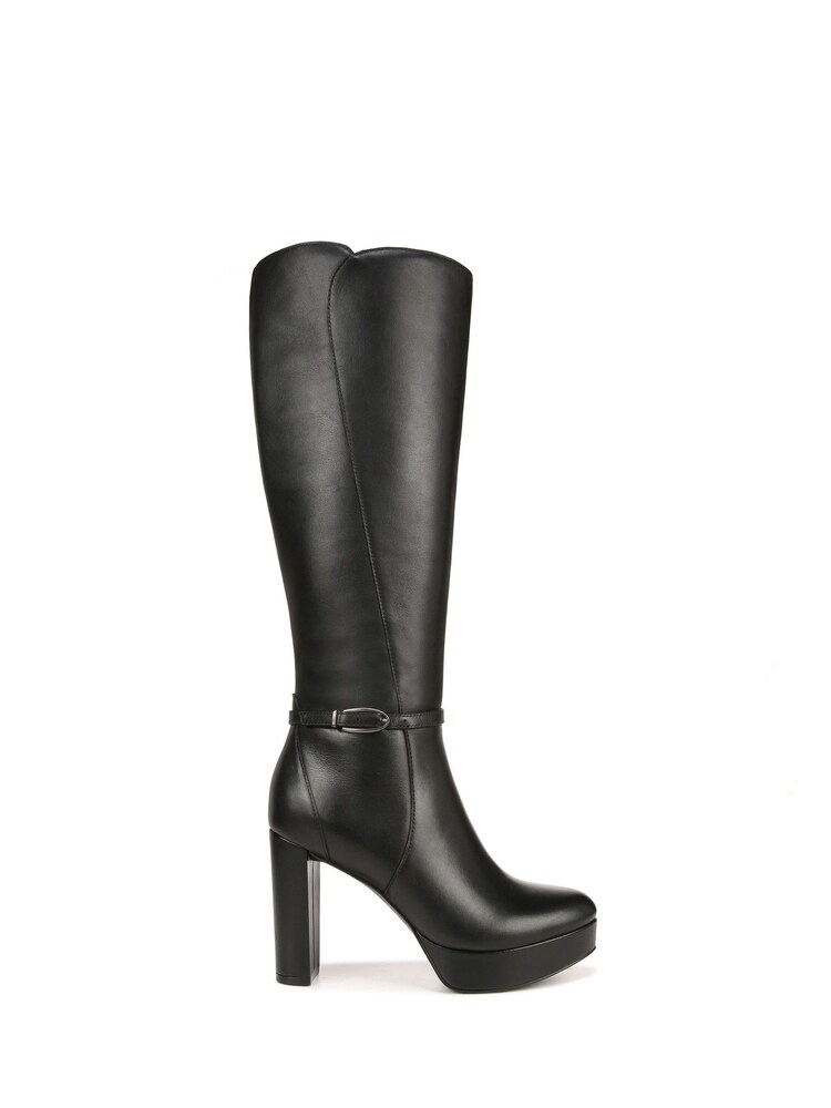 Naturalizer Fenna Leather Knee High Black Boots - Image 1 of 7