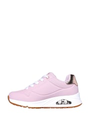 Skechers Pink Uno Gen1 Shimmer Away Trainers - Image 4 of 5