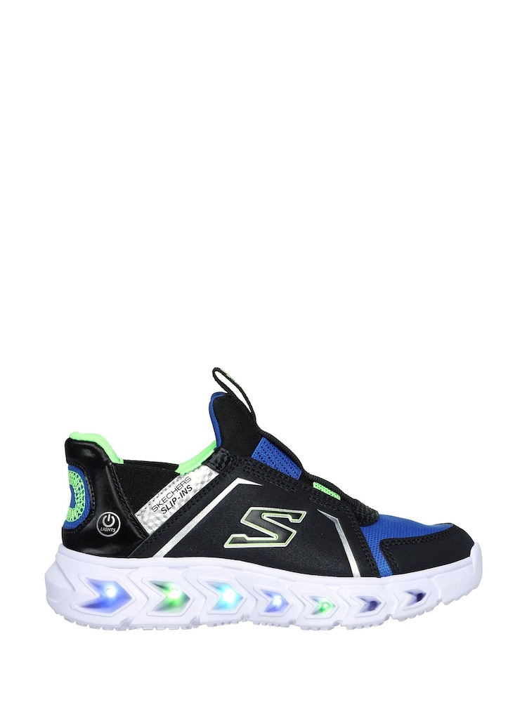 Skechers Black Hypno Flash 2.0 Trainers - Image 1 of 5