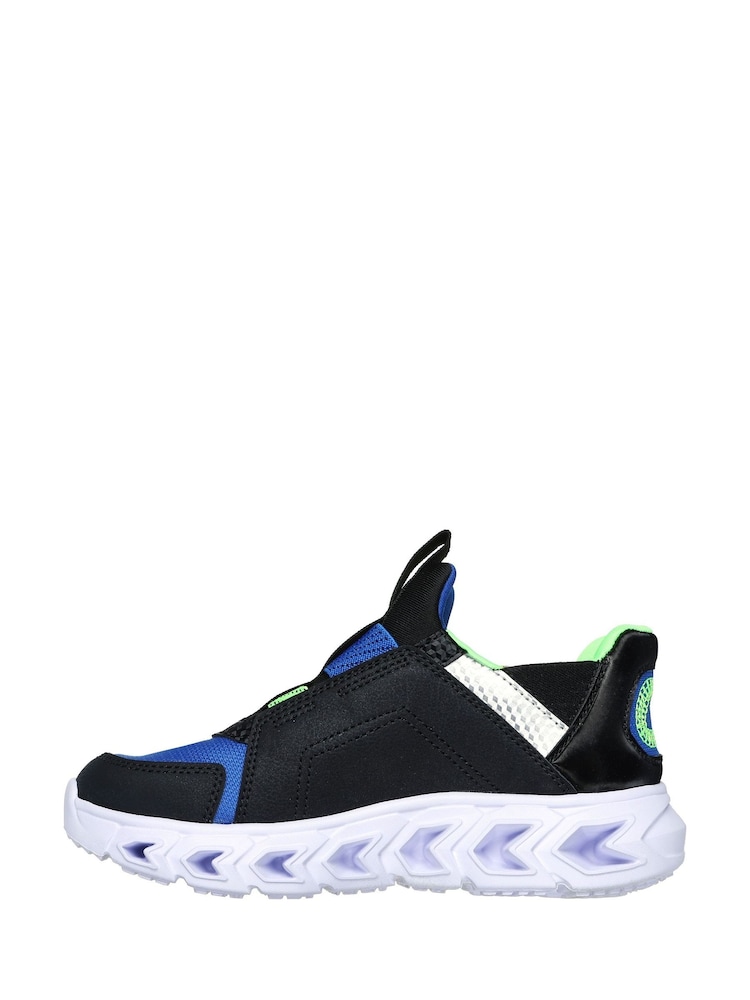 Skechers Black Hypno Flash 2.0 Trainers - Image 2 of 5