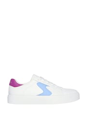 Skechers White blue Girls Eden Lx Feeling Fierce Trainers - Image 1 of 5